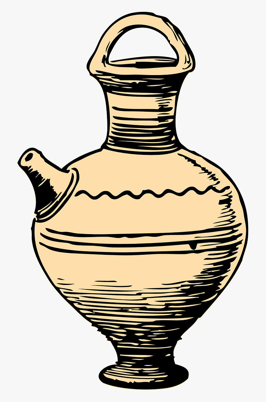 Pottery - Ceramic Cartoon, Transparent Clipart