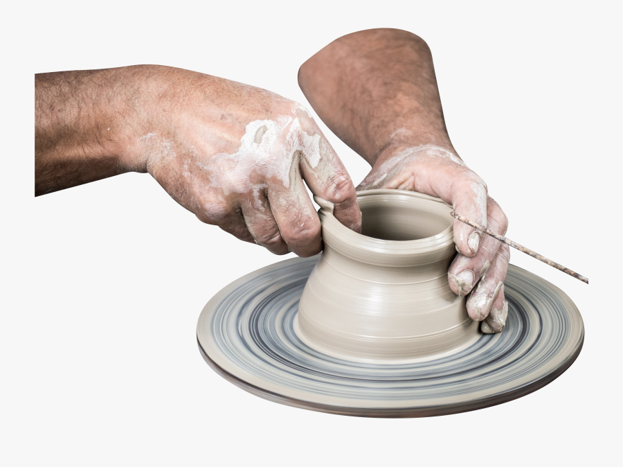 Handmade Vase Pottery Png Image, Transparent Clipart