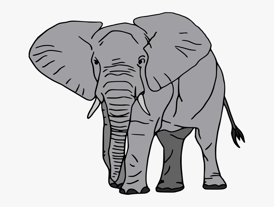 Asian Elephant Clipart Zoo Animal - Elephants For Children, Transparent Clipart