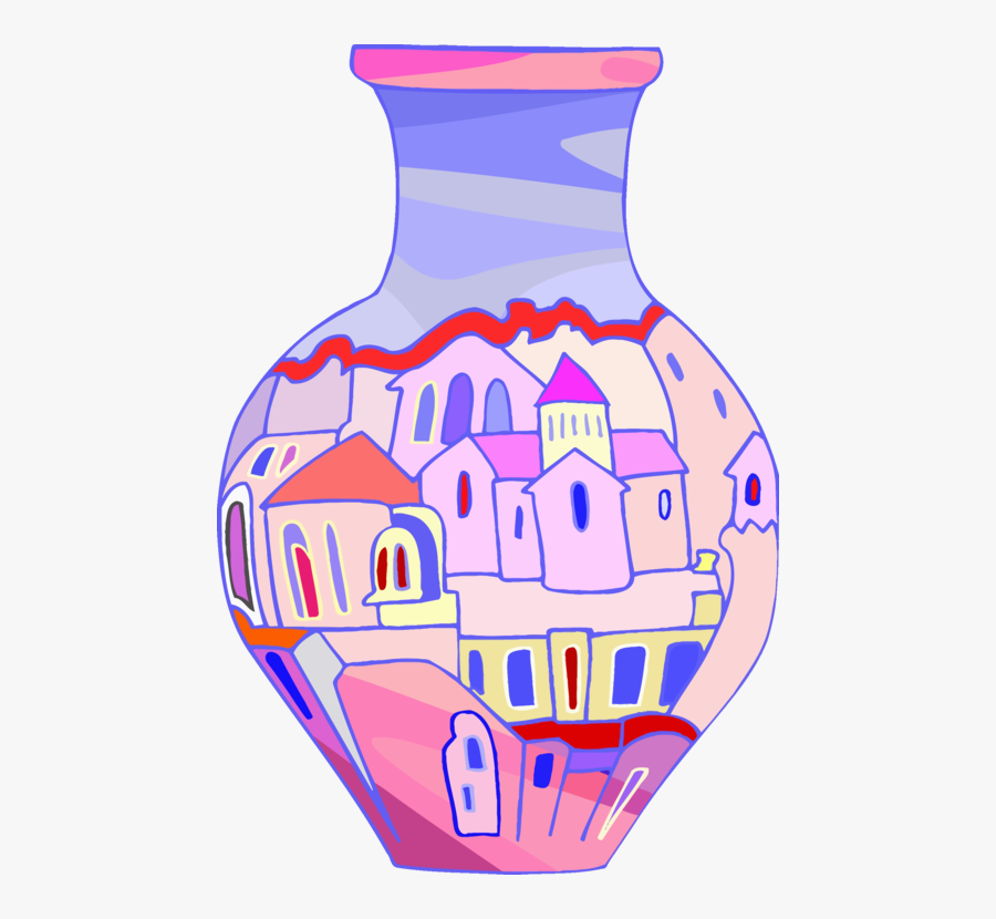 Area,purple,line - Vase Clipart, Transparent Clipart