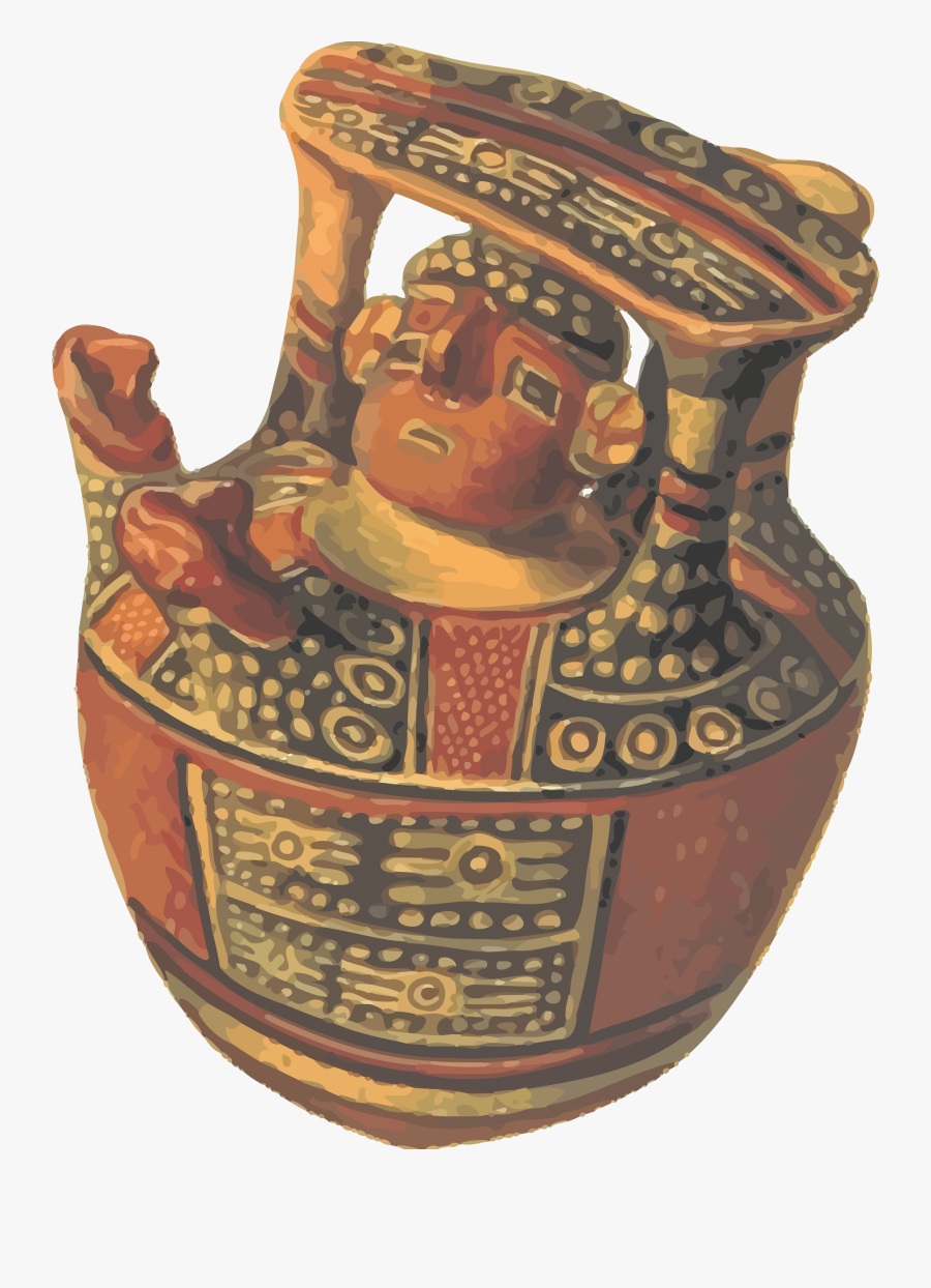 Old American Pottery 5 Clip Arts - Earthenware, Transparent Clipart