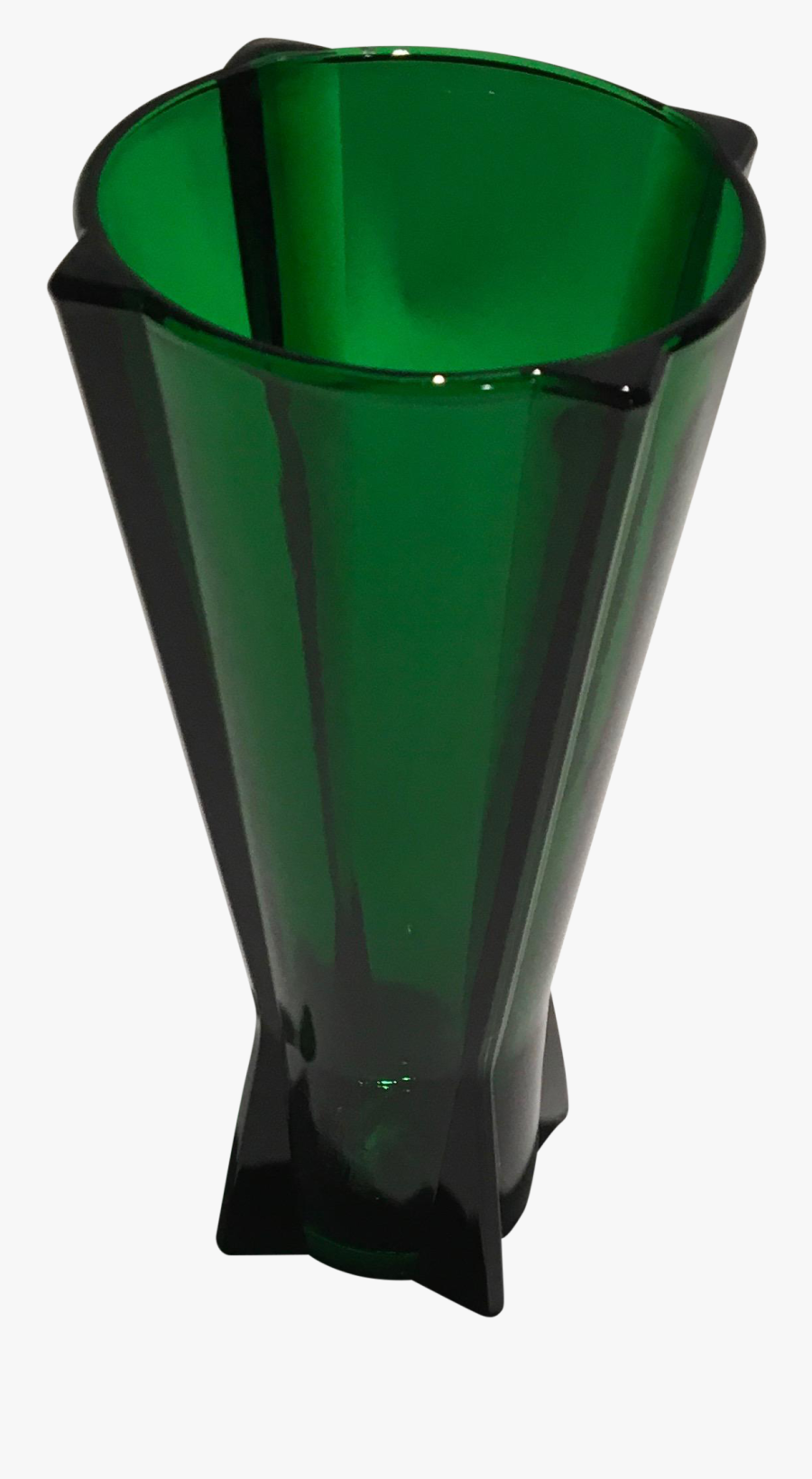 1961 Vintage Anchor Hocking Glass Co - Vase, Transparent Clipart