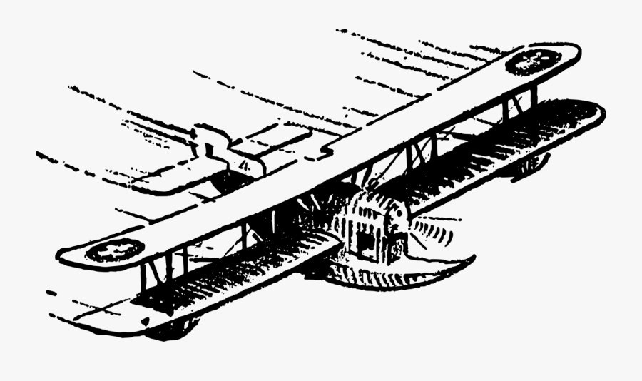 Clip Art Download Biplane Clipart Glider Plane - Clip Art, Transparent Clipart