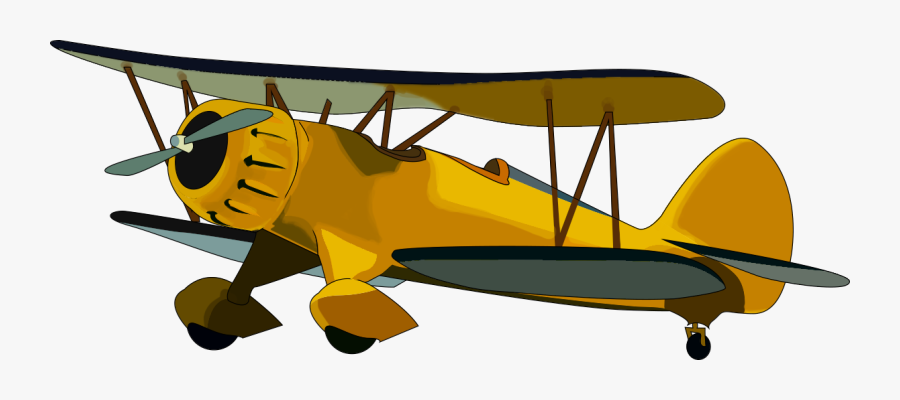 Transparent Paper Airplane Png - Amelia Earhart's Yellow Plane, Transparent Clipart