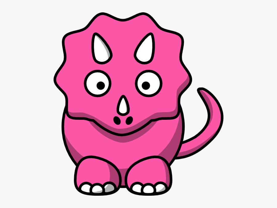 Cartoon Triceratops, Transparent Clipart