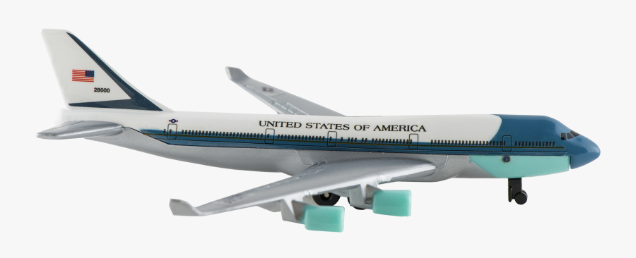 Toy Plane - Air Force One Toy Model, Transparent Clipart