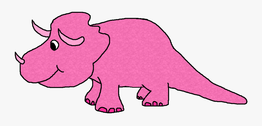 Triceratops Dinosaur Clipart - Pink Dinosaurs Clip Art, Transparent Clipart