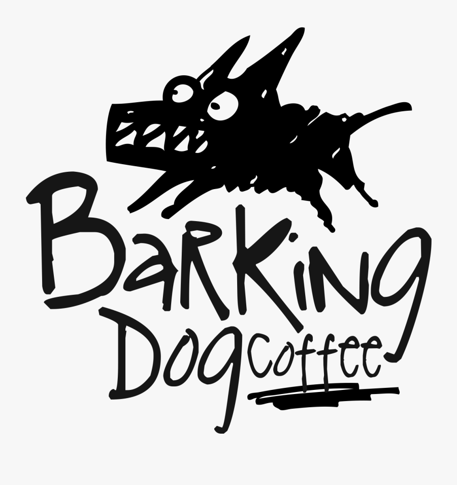 Barking Dog Coffee Graphic Library Library - Calligraphy, Transparent Clipart
