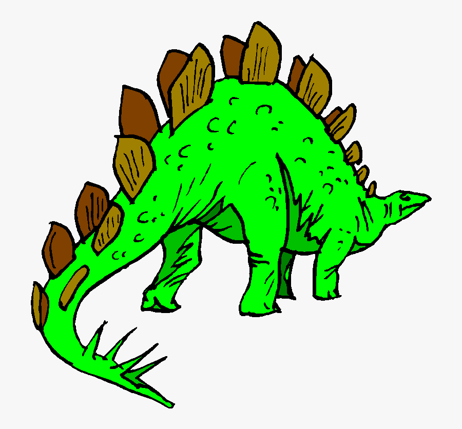 Steganosaurus - Dinosaur Coloring Pages For Kids, Transparent Clipart