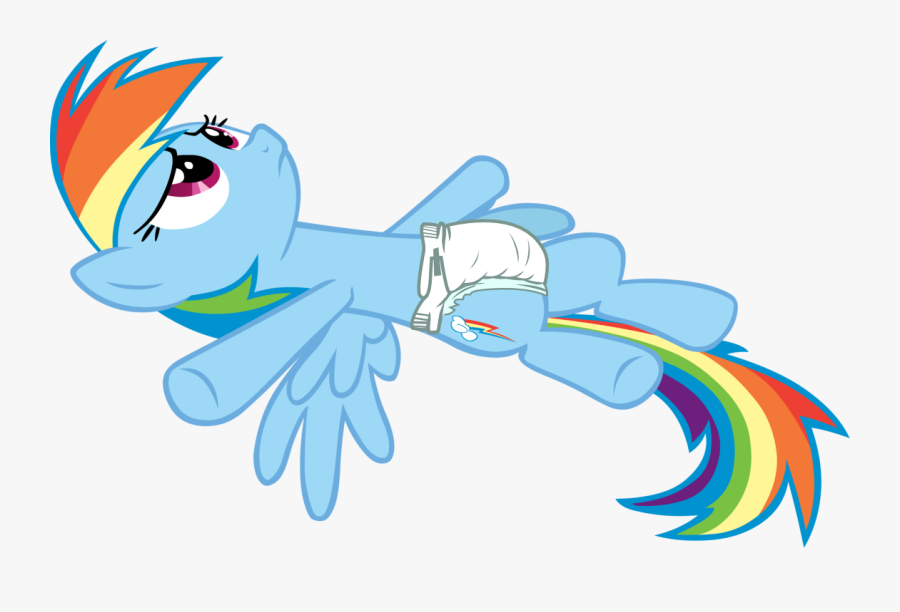 Rainbow Dash, Simple Background, Solo, Solo Female, - My Little Pony Rainbow Dash Lying, Transparent Clipart