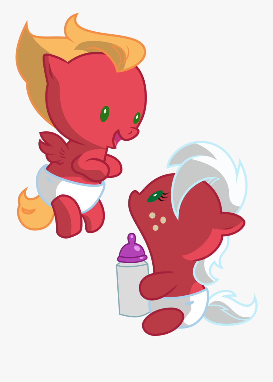 Transparent Diapers Clipart - Fleetfoot And Big Mac, Transparent Clipart