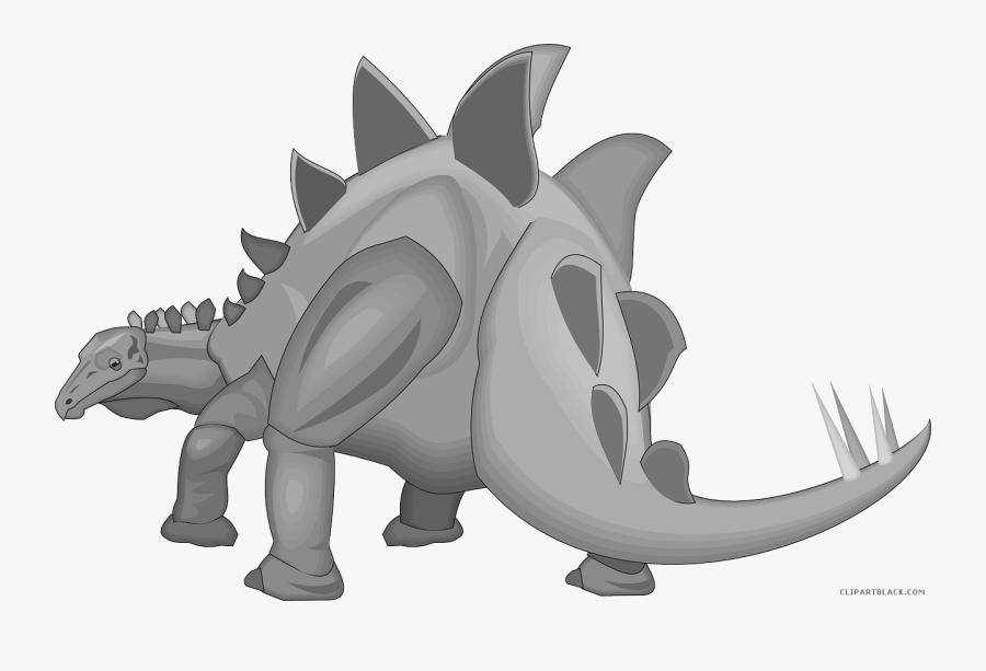 Stegosaurus Clipart - Stegosaurus Dinosaur, Transparent Clipart