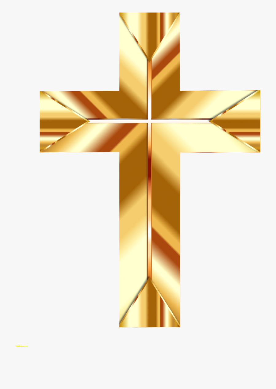 Clipart Lent Cross - Gold Cross Png, Transparent Clipart