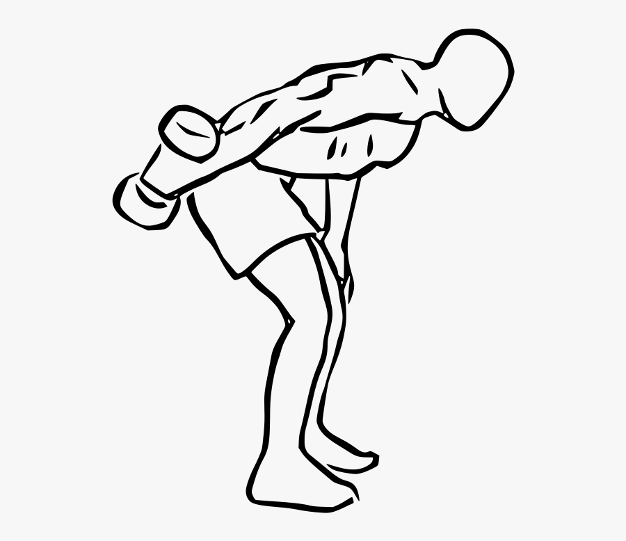 Biceps Drawing Extended Arm Vector Freeuse Download - Single Tricep Extension Bent Over Standing, Transparent Clipart