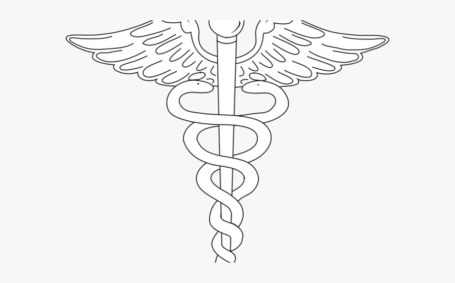 Nurse Logo Black Background, Transparent Clipart