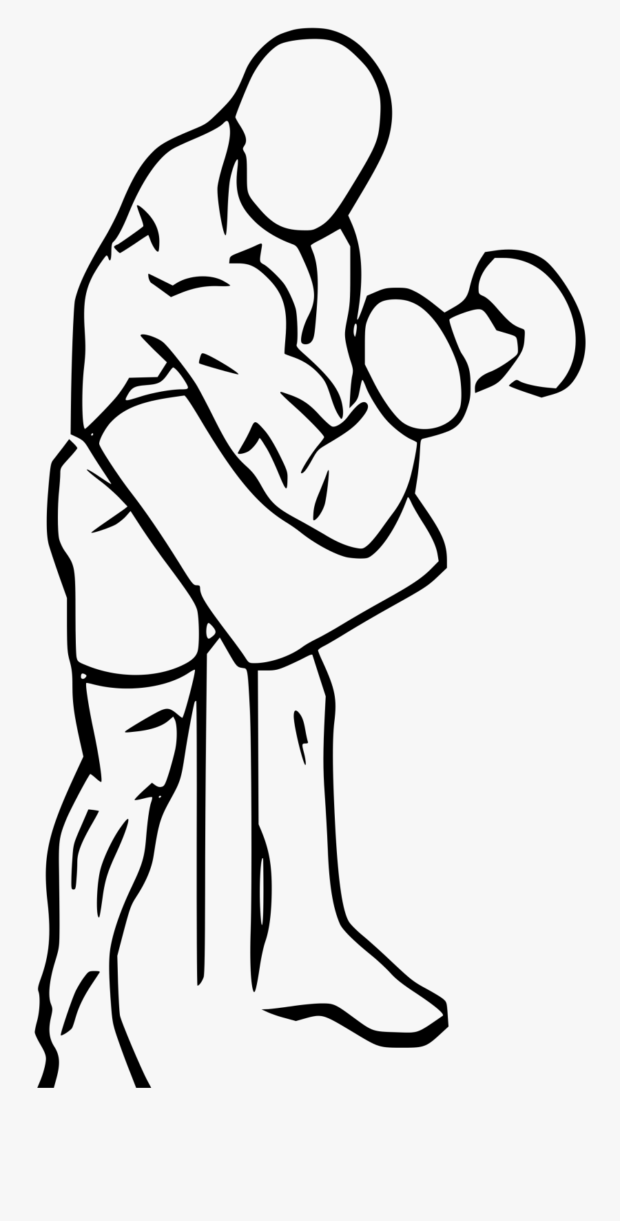 Free Gym Exercise Drawing, Transparent Clipart