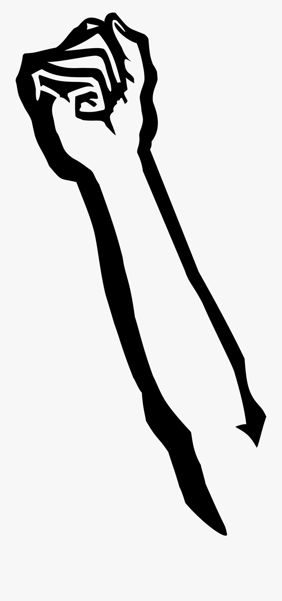 Raised Fist - Raised Fist Clipart, Transparent Clipart