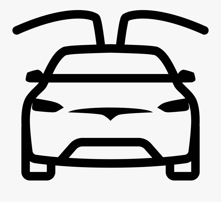 Tesla Model X Icon - Tesla X Icon, Transparent Clipart