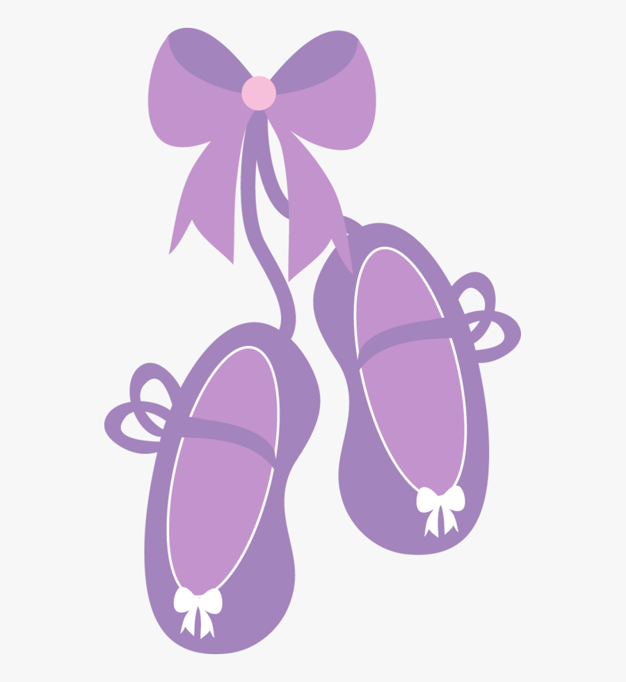 Purple Ballerina Shoes Clipart, Transparent Clipart