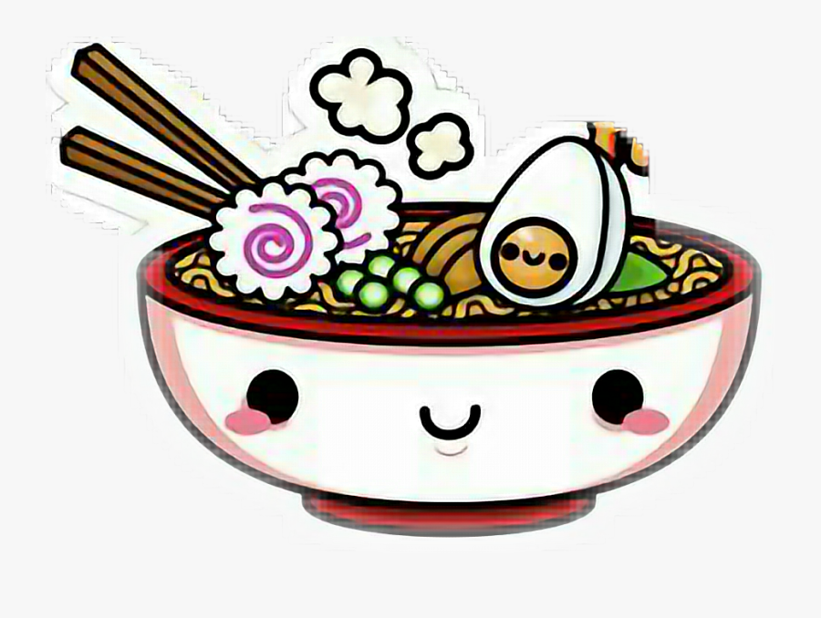 Ramen Kawaii Sticker By, Transparent Clipart