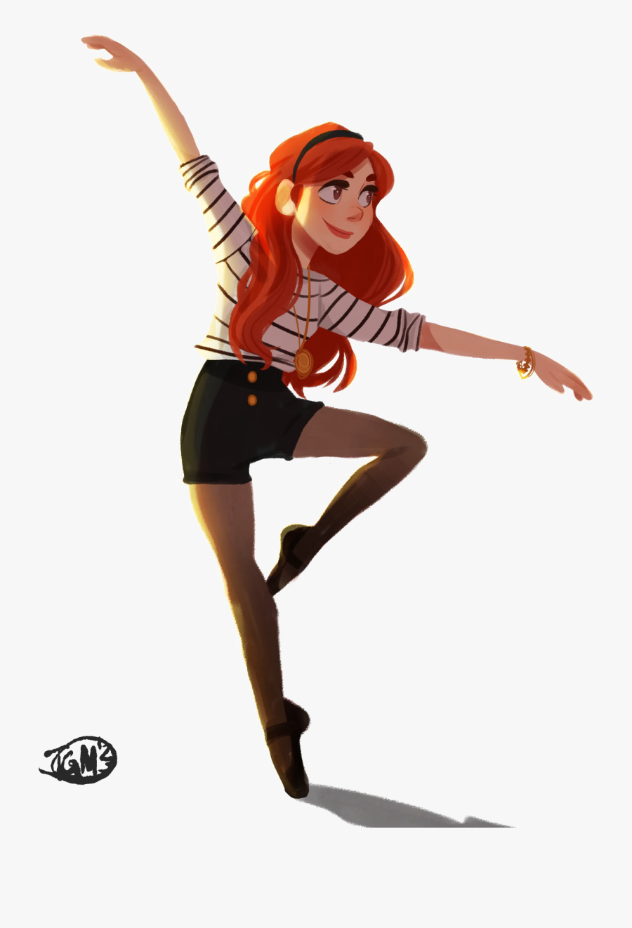Dance Girl Png Hd - Drawings Of Girls Dancing, Transparent Clipart