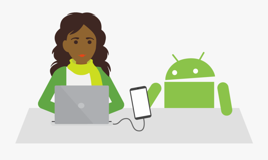 Applied Cs Skills Google - Android Sitting, Transparent Clipart