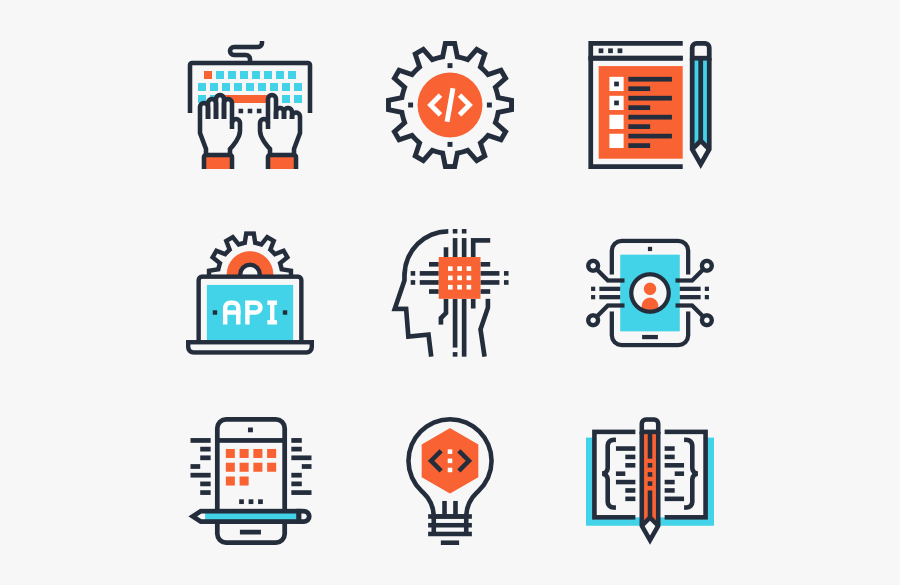 Clip Art Programming Icons Coding - Programming Icons , Free ...