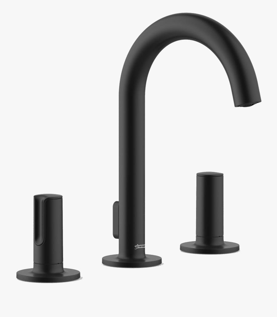 Studio S Widespread Faucet In Matte Black - American Standard Studio S Black, Transparent Clipart