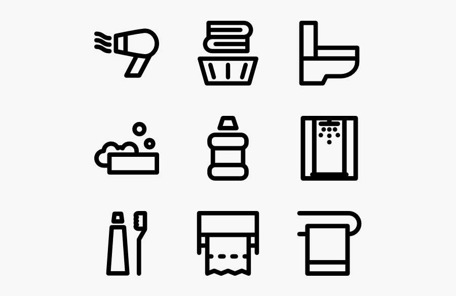 Bathtub Of Money Clipart - Logistic Icons, Transparent Clipart