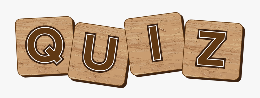 Quiz, Tiles, Letters, Red, Game, Test - Quiz With No Background, Transparent Clipart