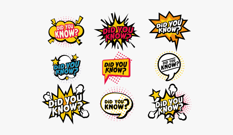 Did You Know Vector Png, Transparent Clipart