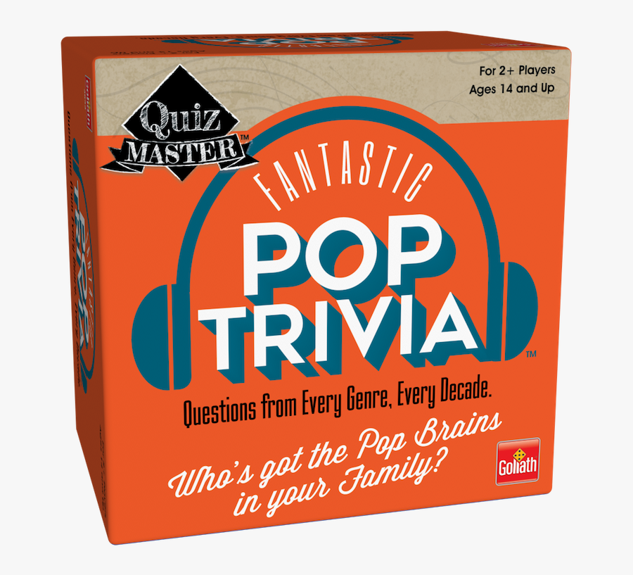 Quiz Master™ Pop Trivia Goliath Games - Carton, Transparent Clipart