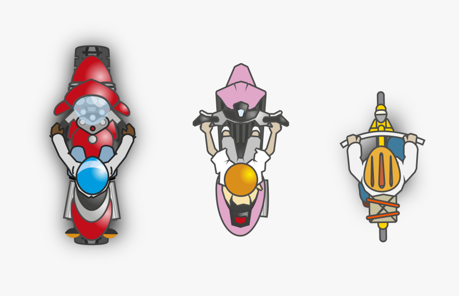 Two-wheeler Seen From Above Clip Arts - Two Wheeler In Plan, Transparent Clipart