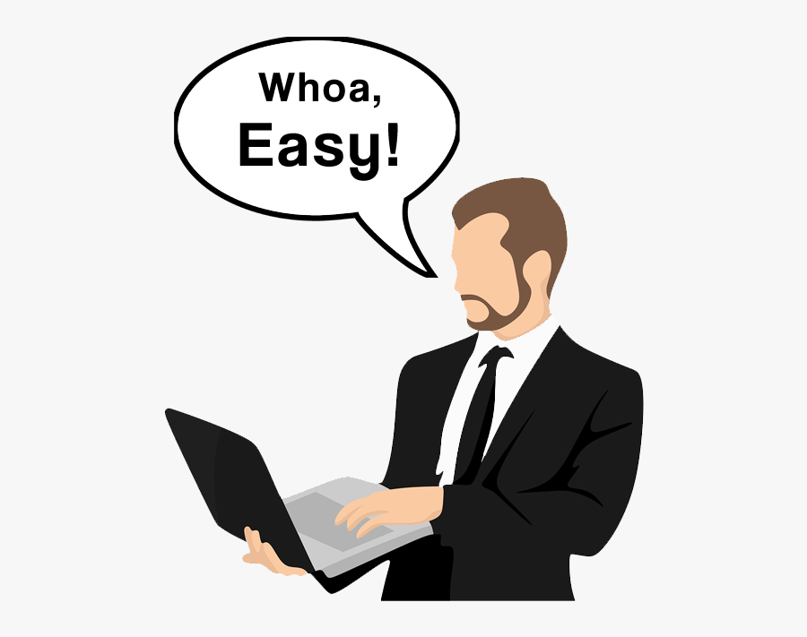 Clip Art The Easiest Finder With - Sole Trader Cartoon, Transparent Clipart