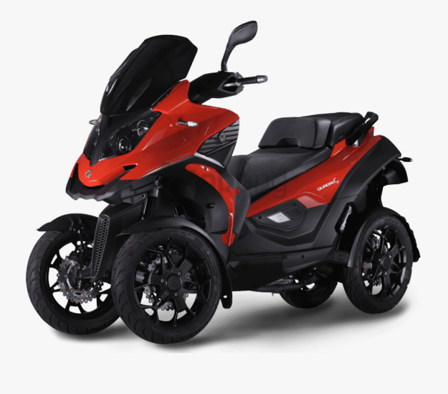 Transparent Free Four Wheeler Clipart - 4 Wheel Scooter Bike, Transparent Clipart