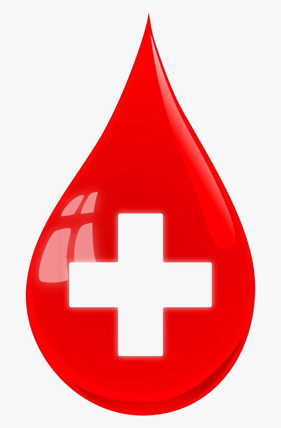 Clip Art Blood Symbol - American Red Cross Blood Drop, Transparent Clipart