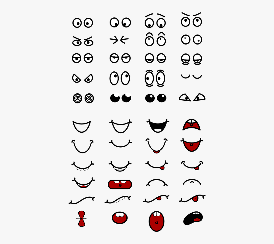 Transparent Laughter Clipart - Facial Features Clipart, Transparent Clipart
