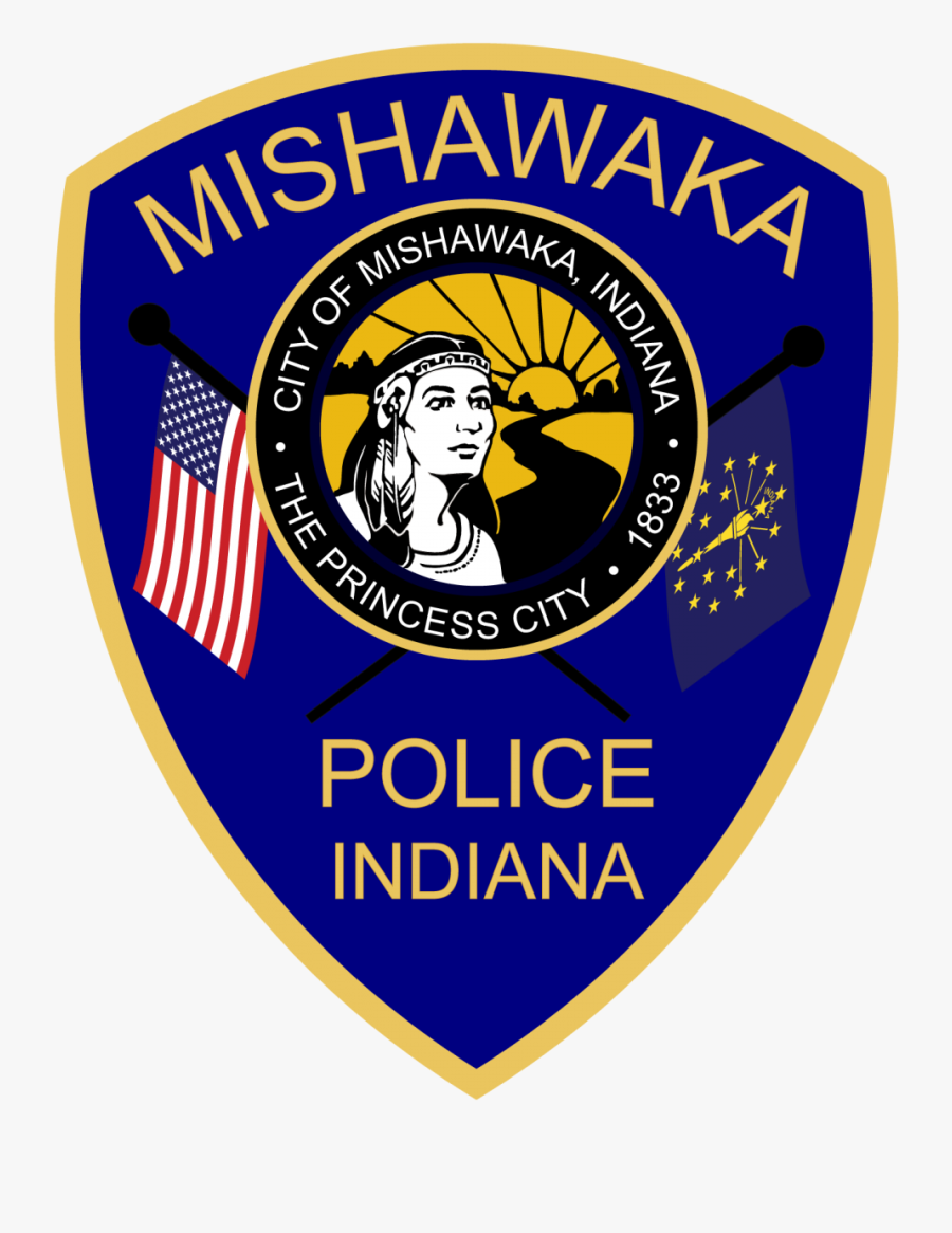 Mishawaka Police Patch, Transparent Clipart
