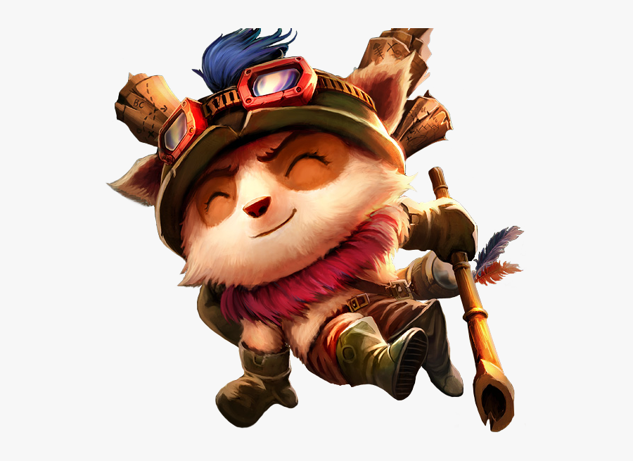 Lol Personagens Png - Teemo League Of Legends Png, Transparent Clipart