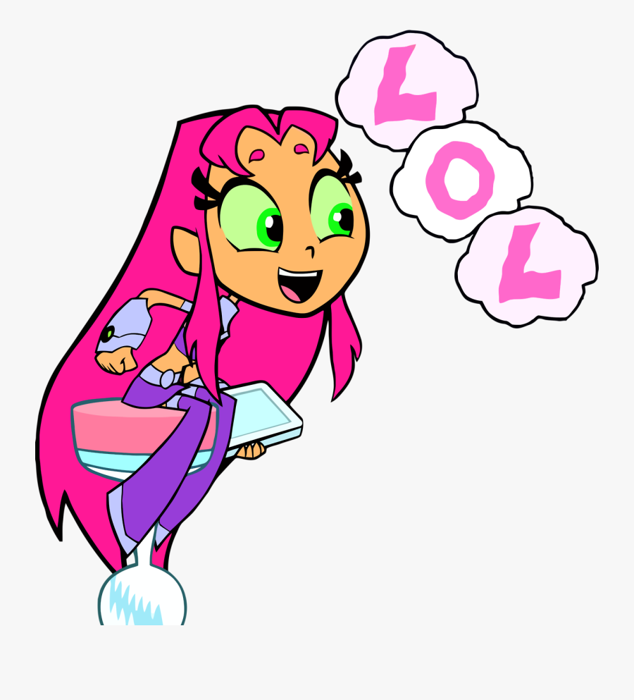Teen Lol Episode Dad - Starfire Teen Titans Go Episode, Transparent Clipart