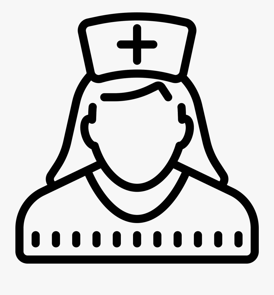 Nurse Clipart Black And White - Briefcase Doctor Clipart Black And White, Transparent Clipart
