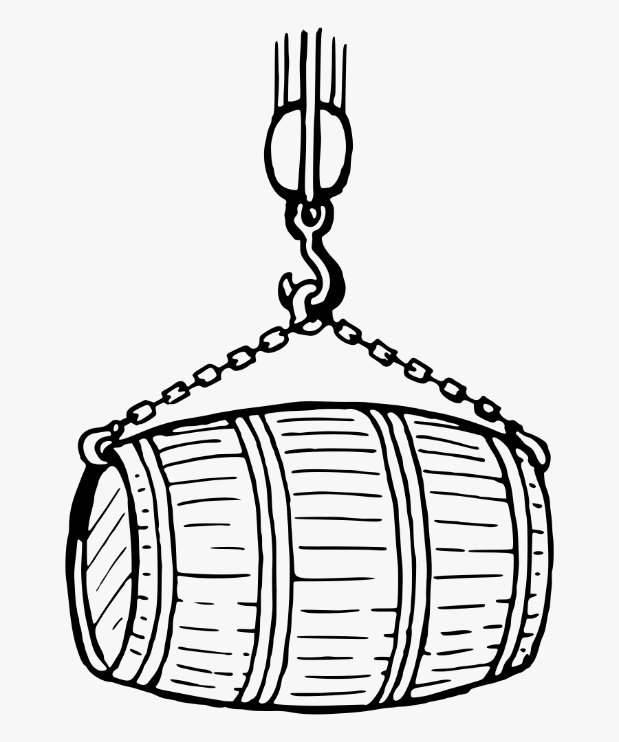 Line Art,monochrome Photography,black - Beer Barrel Drawing Png, Transparent Clipart