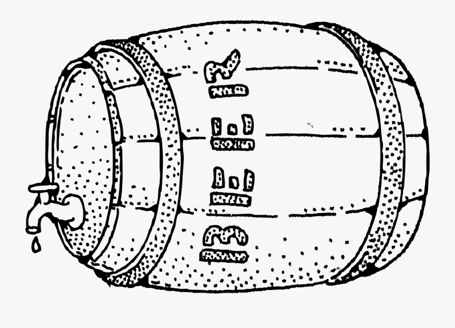 Beer Barrel - Beer Clip Art, Transparent Clipart