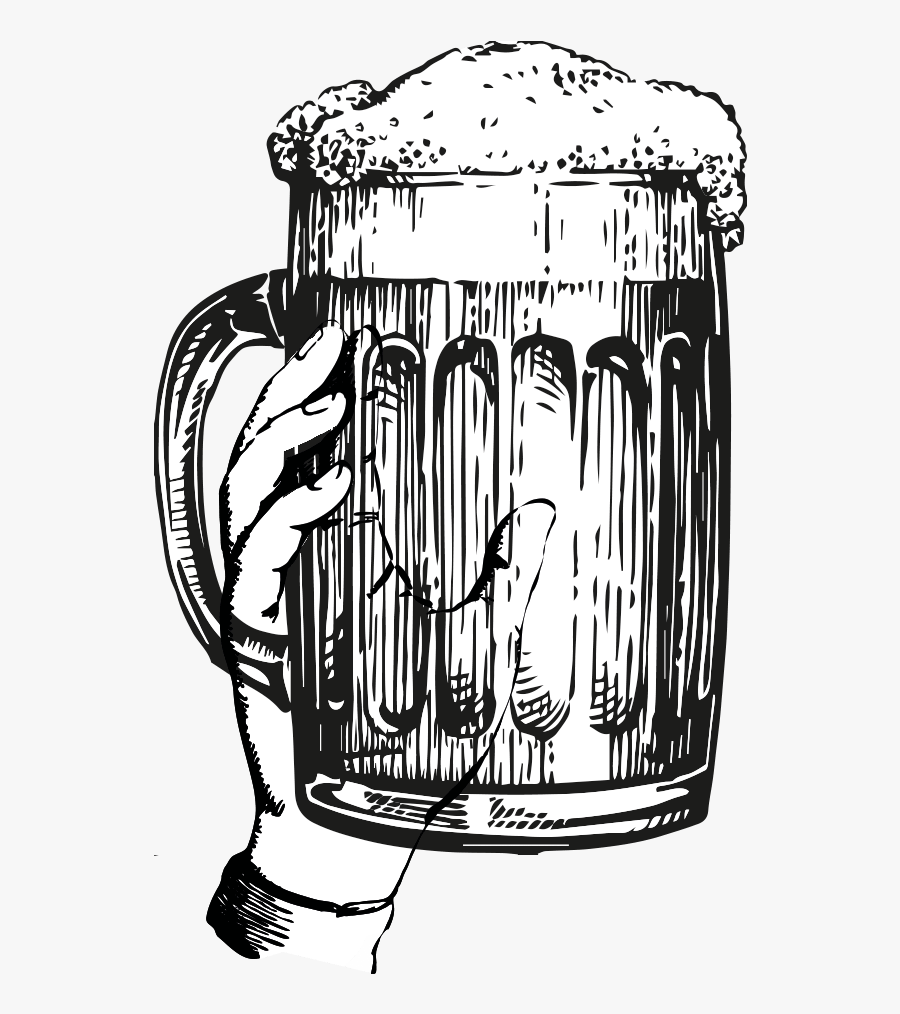 Beer Clipart Black And White, Transparent Clipart
