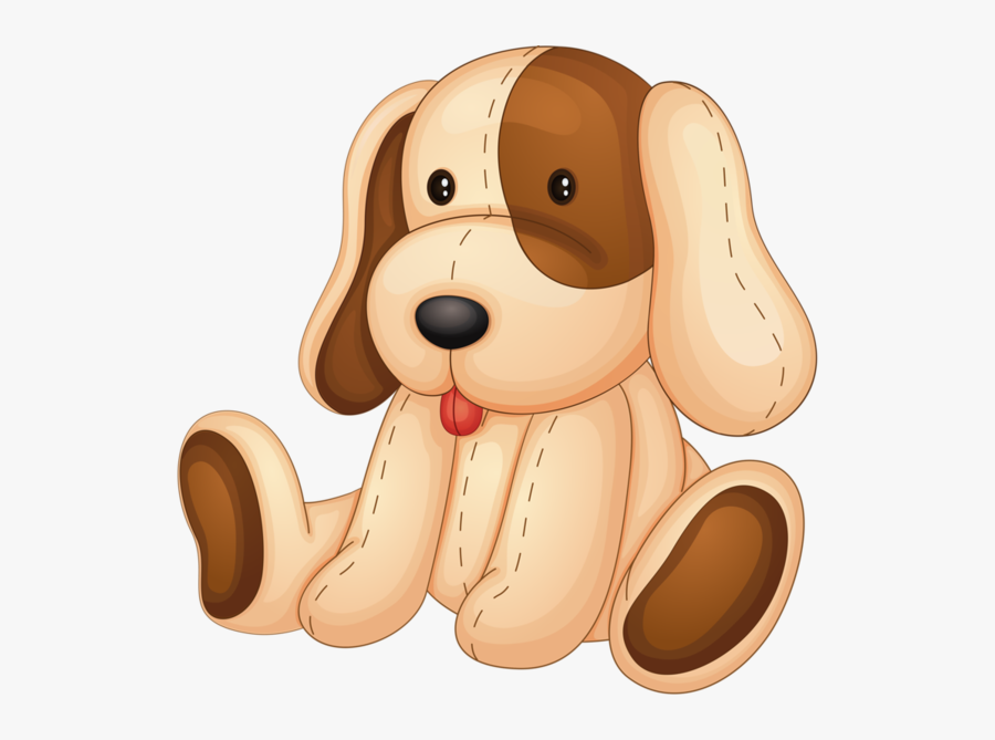 Cartoon Stuffed Animal Dog, Transparent Clipart