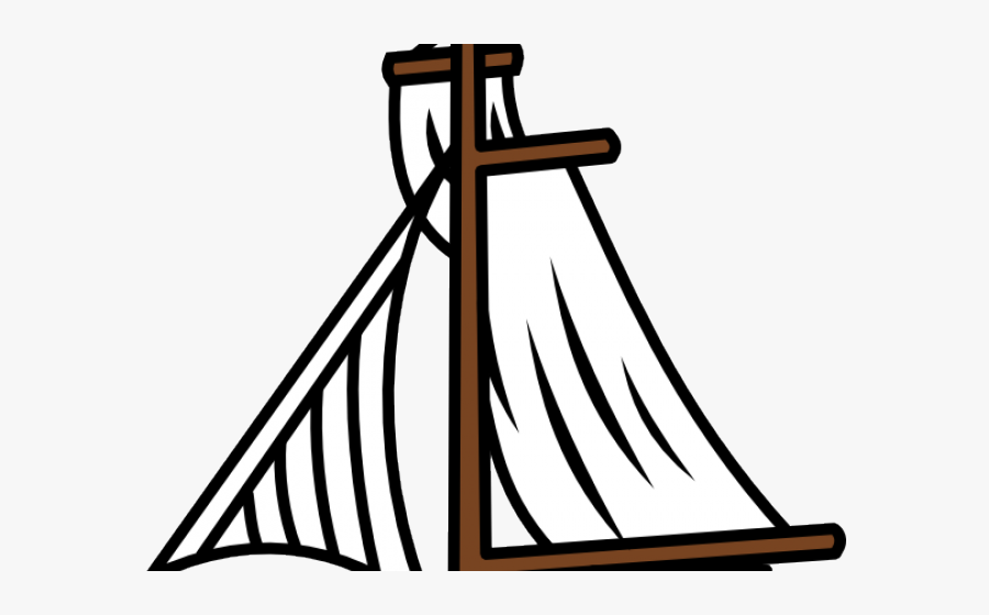 Row Boat Clipart Sail Boat - Newton's First Law Ship, Transparent Clipart