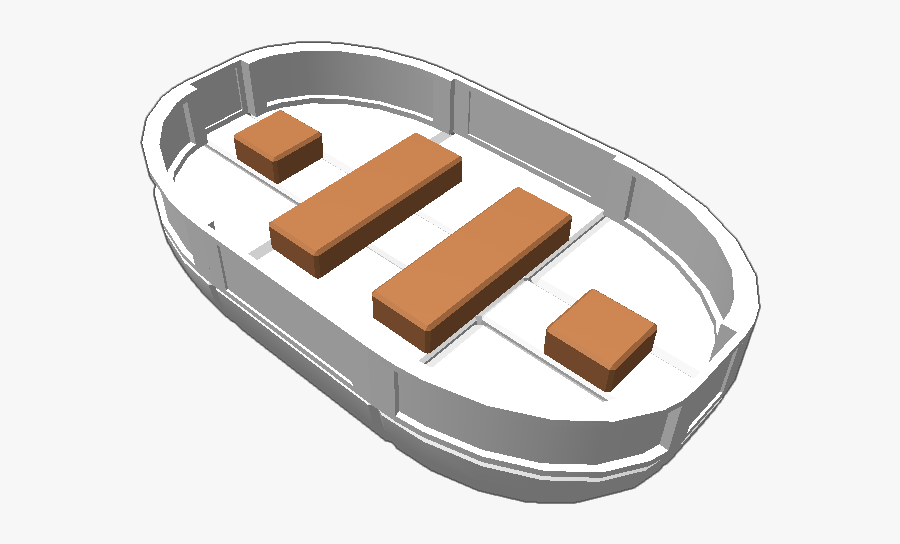 Blocksworld - Dinghy, Transparent Clipart