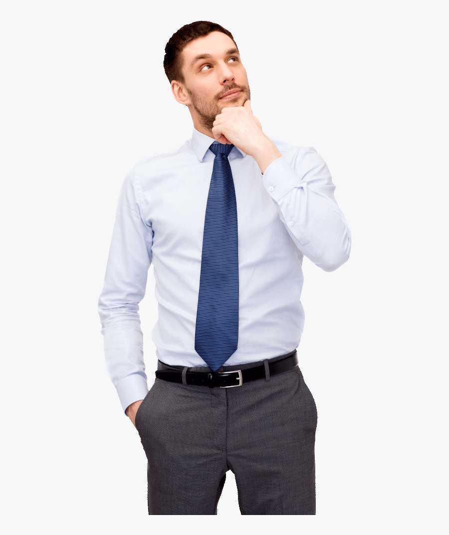 Thought Thinking The Thinker Man Download Hq Png Clipart - Thinking Man Png, Transparent Clipart