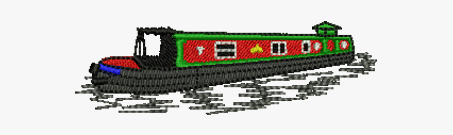 Narrow Boat Clip Art, Transparent Clipart