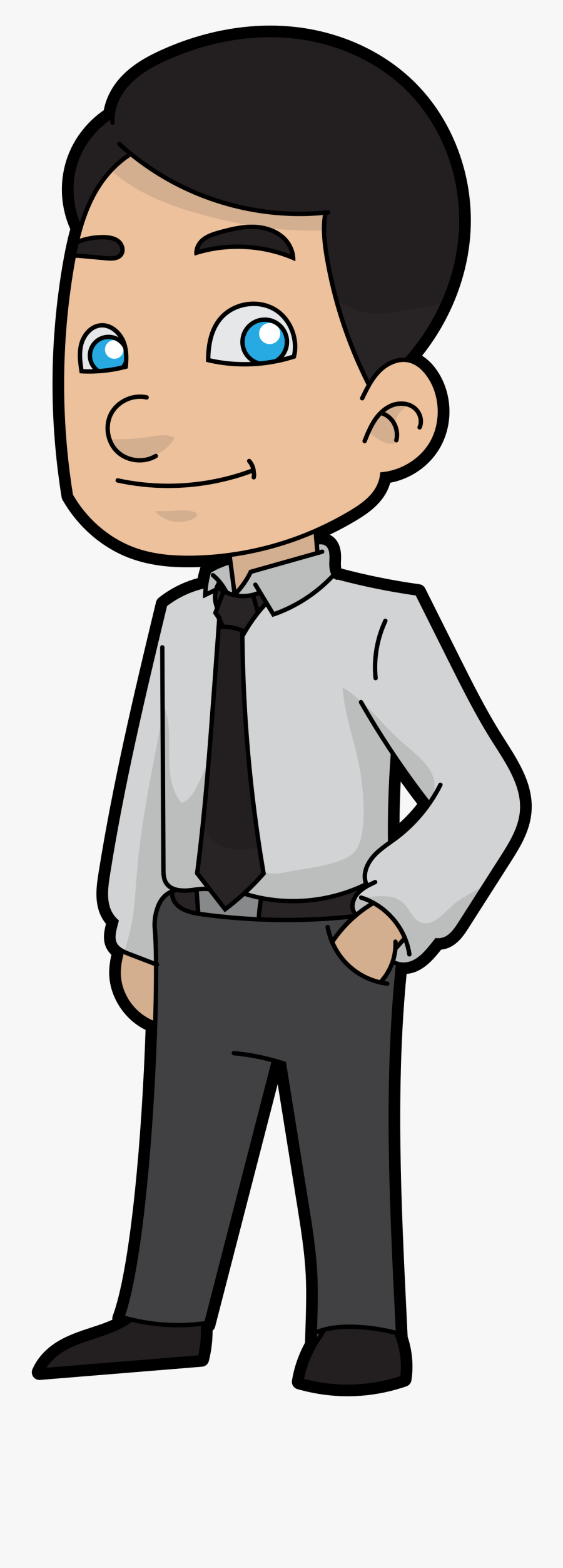 File A Relaxed Cartoon - Cartoon, Transparent Clipart